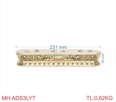 Án đài sen 3 ly trung