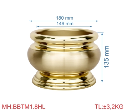 Bát hương trơn mới 1T8 highlight