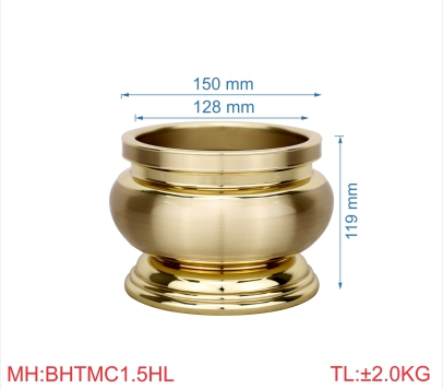 Bát hương trơn miệng cạnh 1T5 highligth
