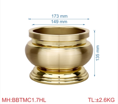 Bát hương trơn miệng cạnh 1T7 highligth