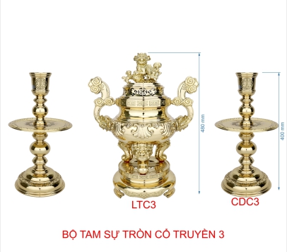 BỘ TAM SỰ TRÒN CỔ TRUYỀN SỐ 3