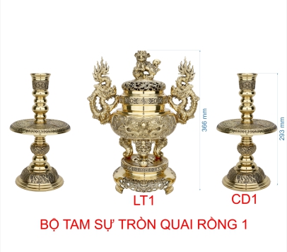 BỘ TAM SỰ TRÒN QUAI RỒNG 1