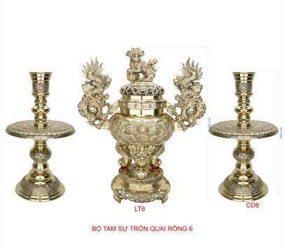 BỘ TAM SỰ TRÒN QUAI RỒNG 6