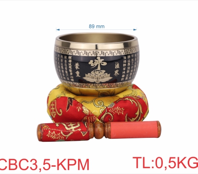 CHUÔNG 3"5 INCHES CAO KINH PHẬT MÀU