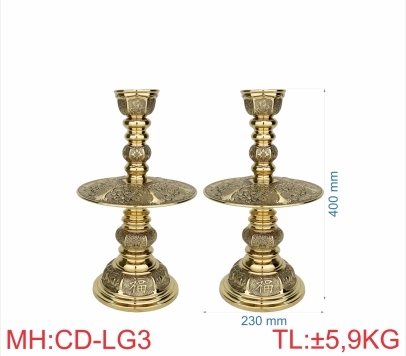 CHÂN ĐÈN LỤC GIÁC 3 (4T)