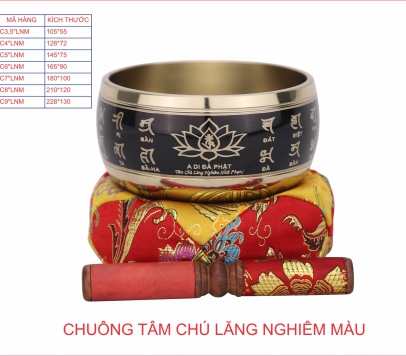 CHUÔNG TÂM CHÚ LĂNG NGHIÊM MÀU