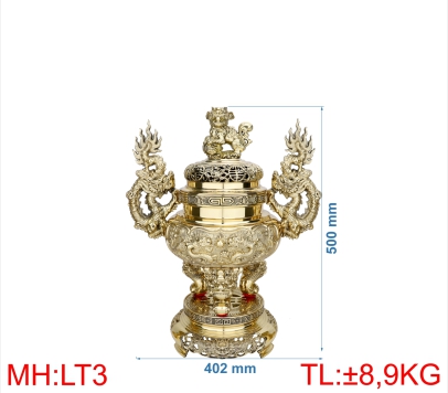 ĐỈNH LƯ TRÒN QUAI RỒNG 3 (5T)