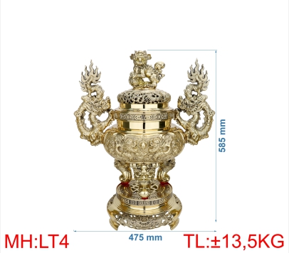 ĐỈNH LƯ TRÒN QUAI RỒNG 4 (5T9)