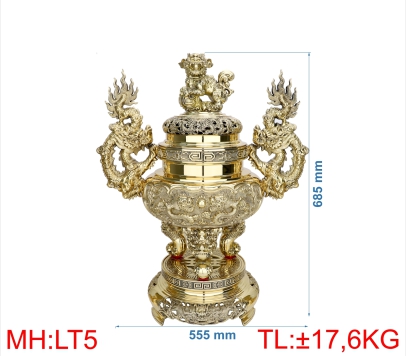 ĐỈNH LƯ TRÒN QUAI RỒNG 5 (6T9)