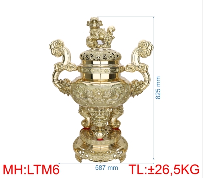 ĐỈNH LƯ TRÒN QUAI MÂY 6 (8T3)