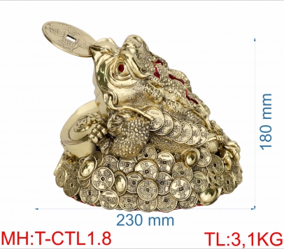 TƯỢNG CÓC TÀI LỘC 1.8