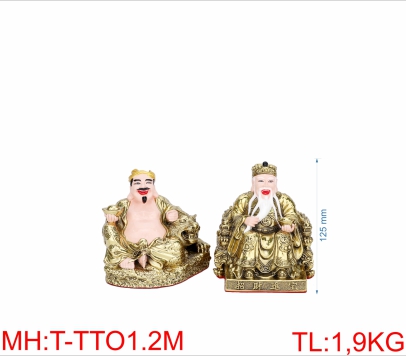 TƯỢNG THẦN TÀI ÔNG ĐỊA 1T2 MÀU