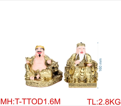 TƯỢNG THẦN TÀI ÔNG ĐỊA 1T6 MÀU