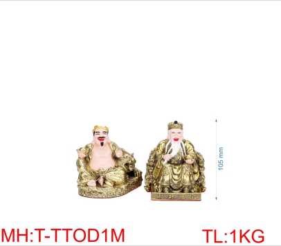 TƯỢNG THẦN TÀI ÔNG ĐỊA 1T MÀU
