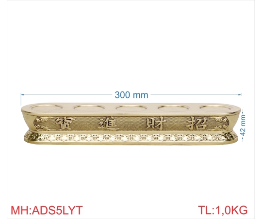 Án đài sen 5 ly trung