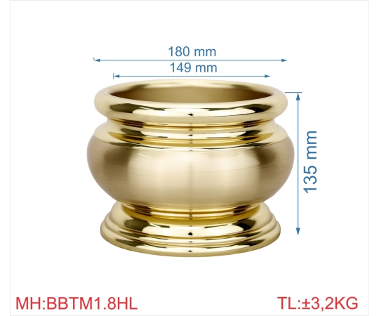 Bát hương trơn mới 1T8 highlight
