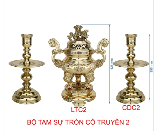 BỘ TAM SỰ TRÒN CỔ TRUYỀN SỐ 2