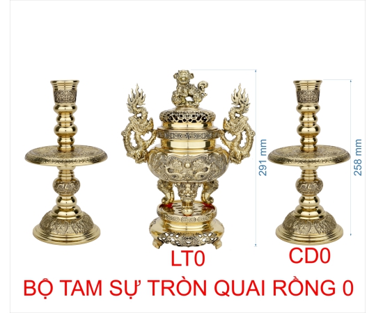 BỘ TAM SỰ TRÒN QUAI RỒNG 0