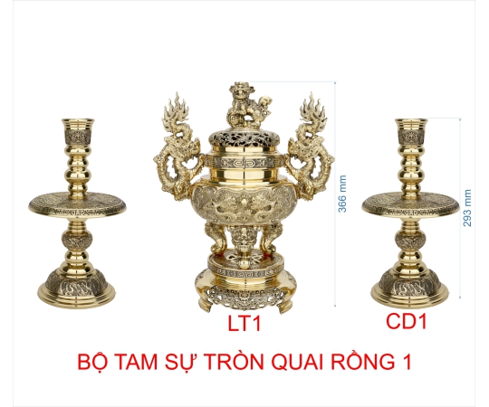 BỘ TAM SỰ TRÒN QUAI RỒNG 1