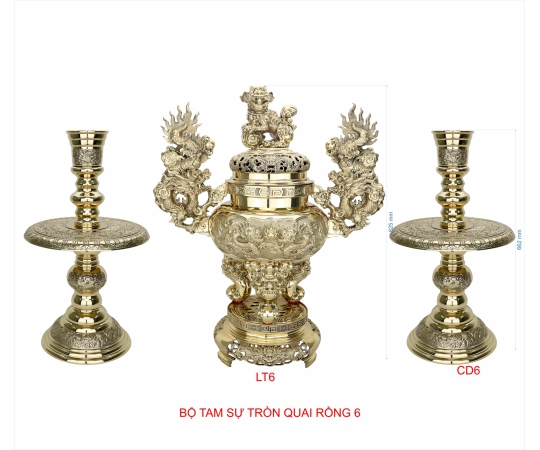 BỘ TAM SỰ TRÒN QUAI RỒNG 6