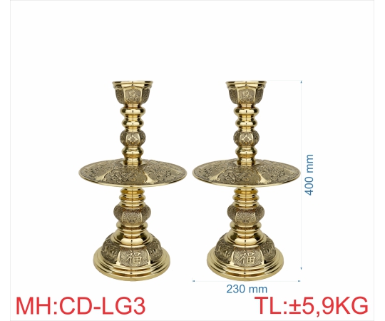 CHÂN ĐÈN LỤC GIÁC 3 (4T)