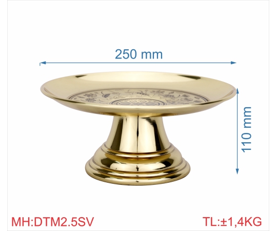 DĨA TRƠN MỚI 2T5 SEN VÀNG