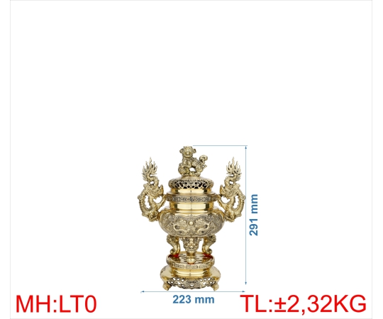 ĐỈNH LƯ TRÒN QUAI RỒNG 0 (2T9)
