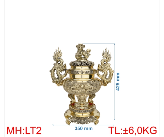 ĐỈNH LƯ TRÒN QUAI RỒNG 2 (4T3)