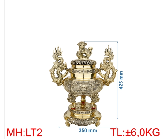 ĐỈNH LƯ TRÒN QUAI RỒNG 2 (4T3)