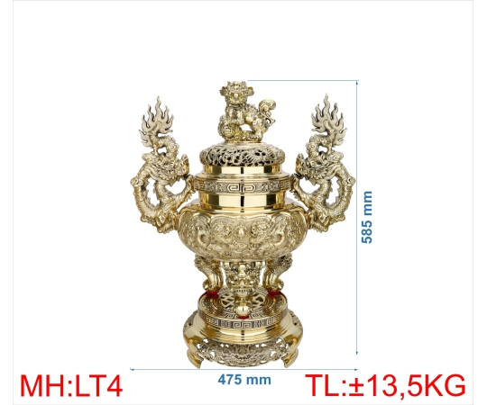 ĐỈNH LƯ TRÒN QUAI RỒNG 4 (5T9)
