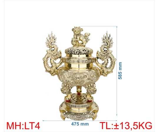 ĐỈNH LƯ TRÒN QUAI RỒNG 4 (5T9)