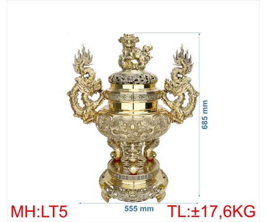 ĐỈNH LƯ TRÒN QUAI RỒNG 5 (6T9)