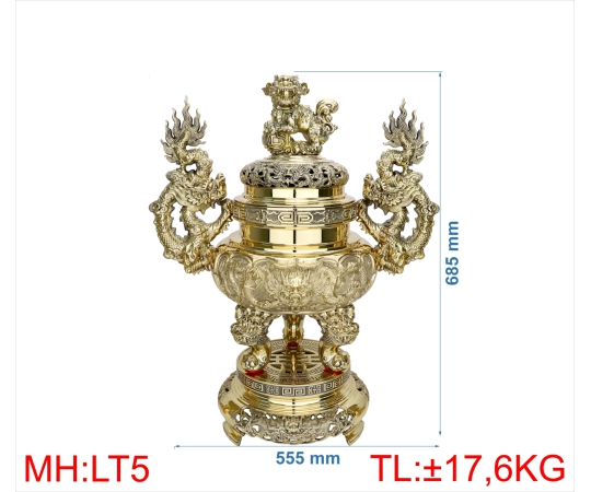 ĐỈNH LƯ TRÒN QUAI RỒNG 5 (6T9)