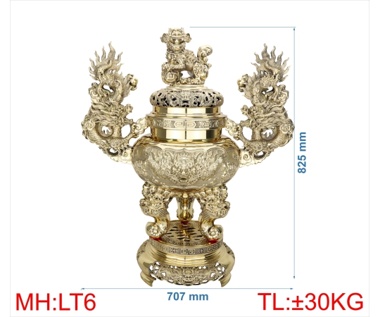 ĐỈNH LƯ TRÒN QUAI RỒNG 6 (8T3)