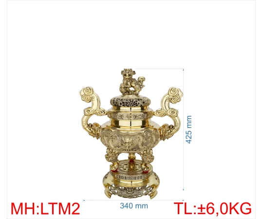 ĐỈNH LƯ TRÒN QUAI MÂY 2 (4T3)