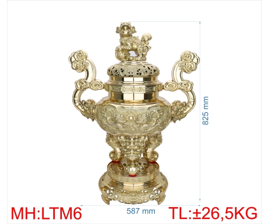 ĐỈNH LƯ TRÒN QUAI MÂY 6 (8T3)