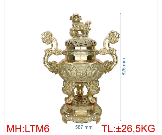 ĐỈNH LƯ TRÒN QUAI MÂY 6 (8T3)