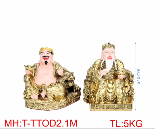 TƯỢNG THẦN TÀI ÔNG ĐỊA 2T1 MÀU