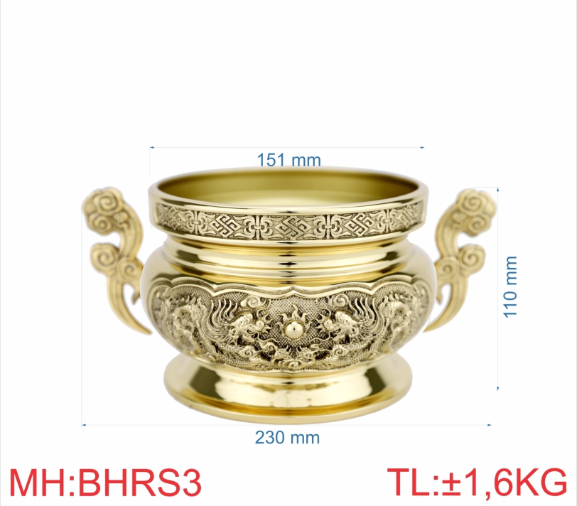 BÁT HƯƠNG RỒNG SEN TAI MÂY 3