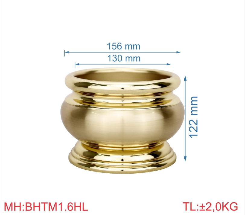 Bát hương trơn mới 1T6 highlight