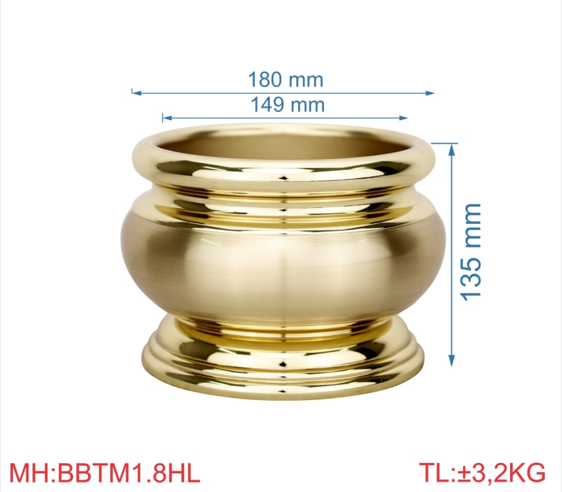 Bát hương trơn mới 1T8 highlight
