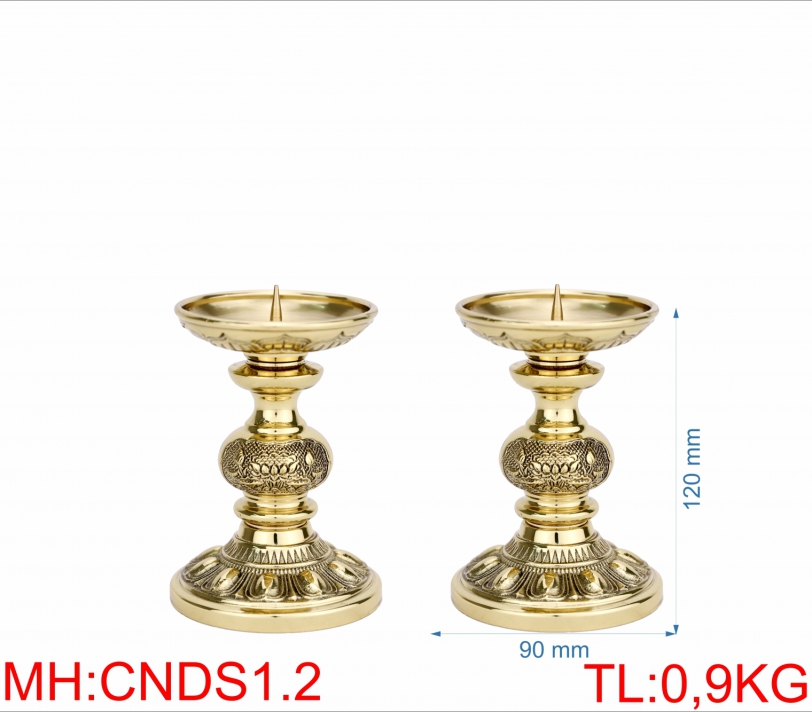 CHÂN NẾN ĐÀI SEN 1T2