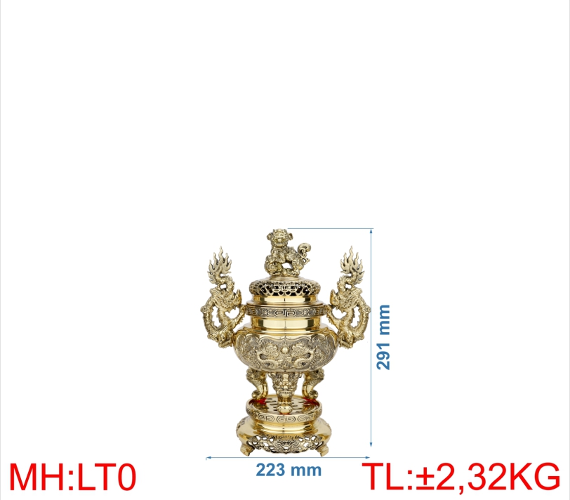 ĐỈNH LƯ TRÒN QUAI RỒNG 0 (2T9)