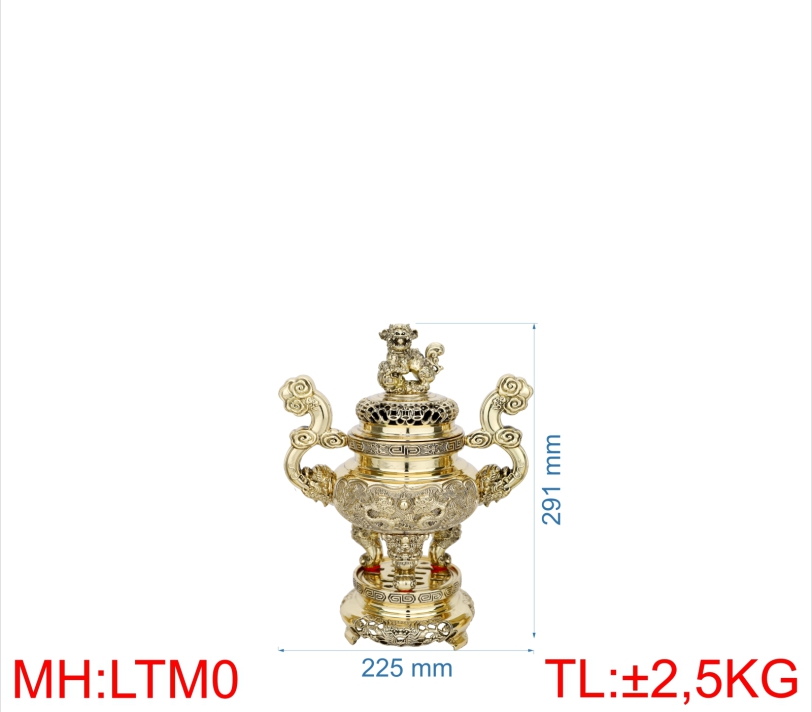 ĐỈNH LƯ TRÒN QUAI MÂY 0 (2T9)