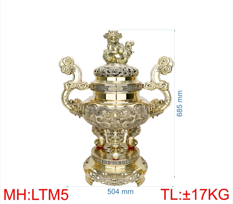 ĐỈNH LƯ TRÒN QUAI MÂY 5 (6T9)