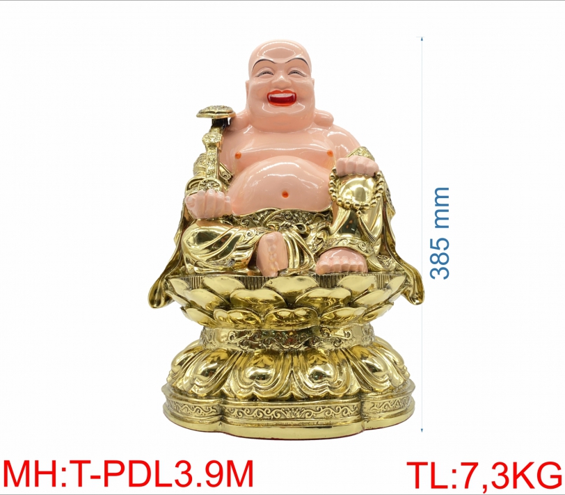 Tượng Phật Di Lạc màu 3T9M